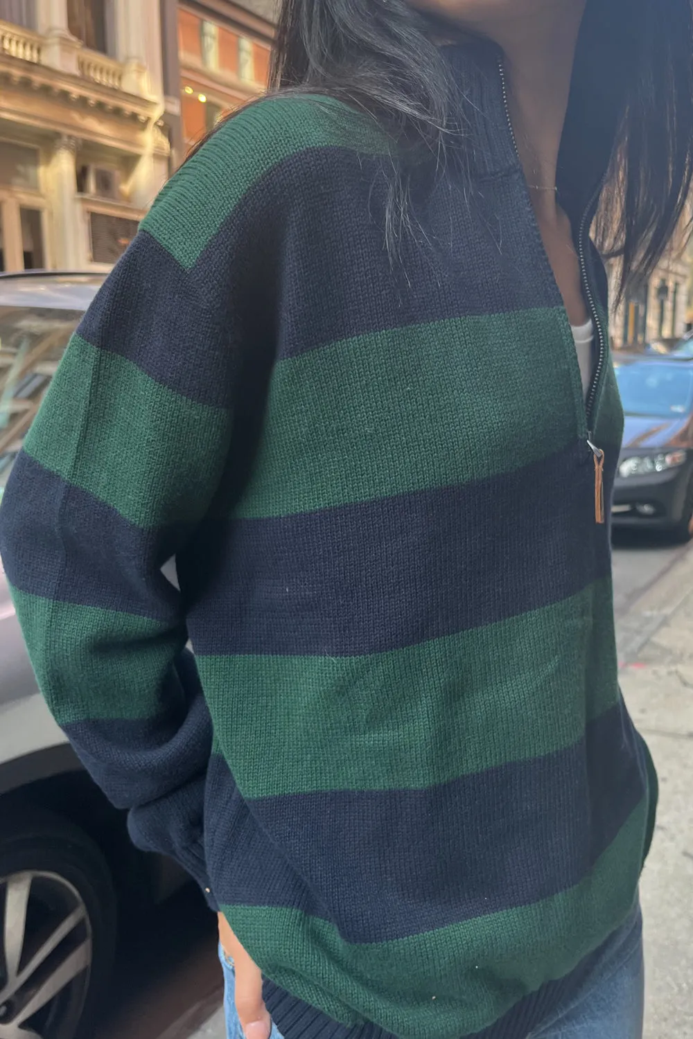 Aleah Cotton Stripe Sweater