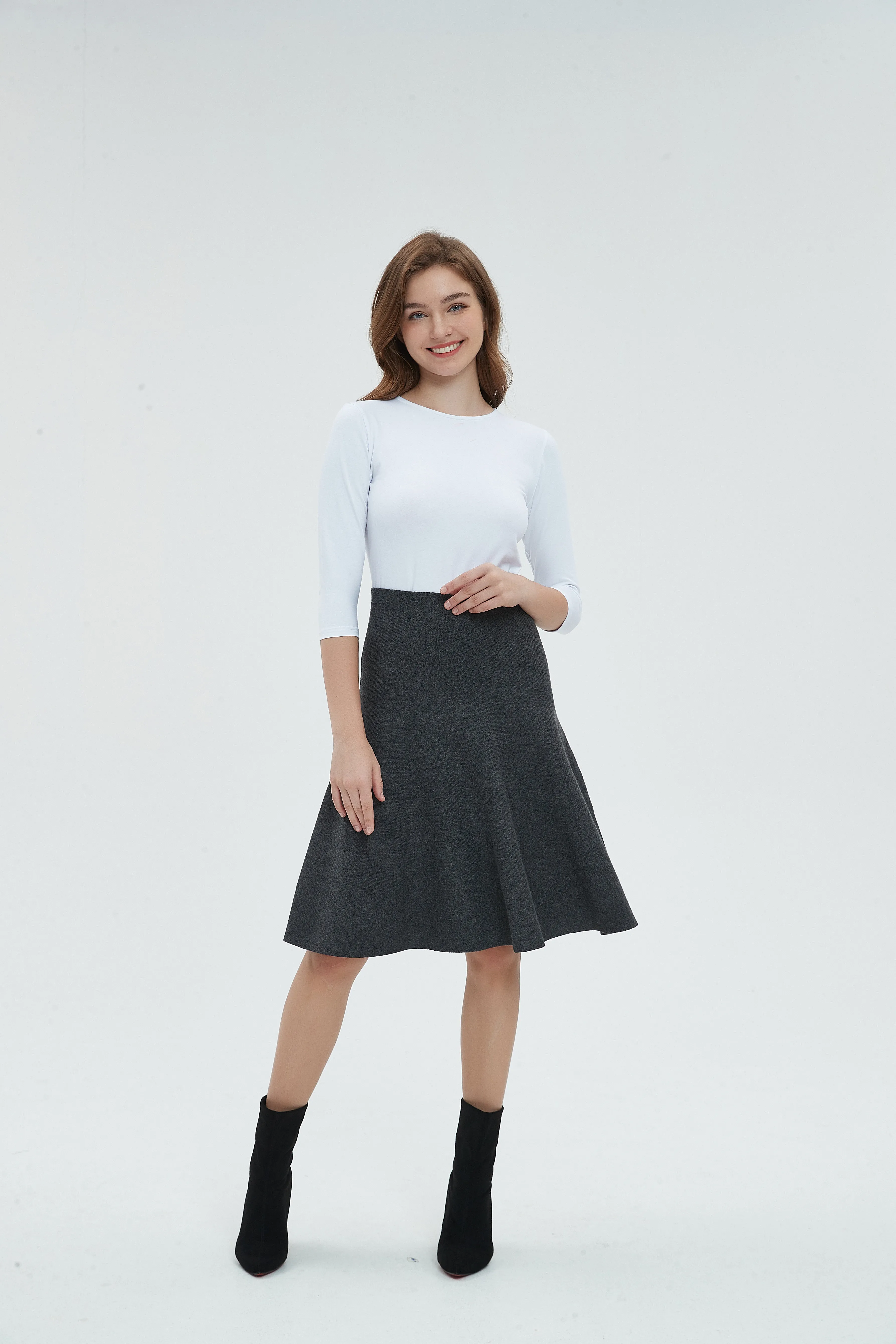 AMAZING  MM SKIRT - DARK GREY