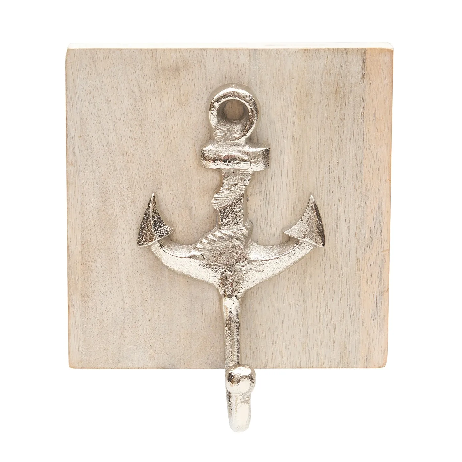 Anchor & Wood Wall Hook