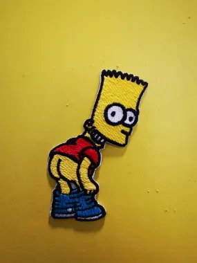 Bart Simpson 3 Embroidered Iron on Patch