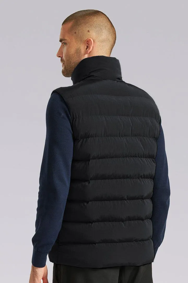 Black Puffer Sleeveless Jacket