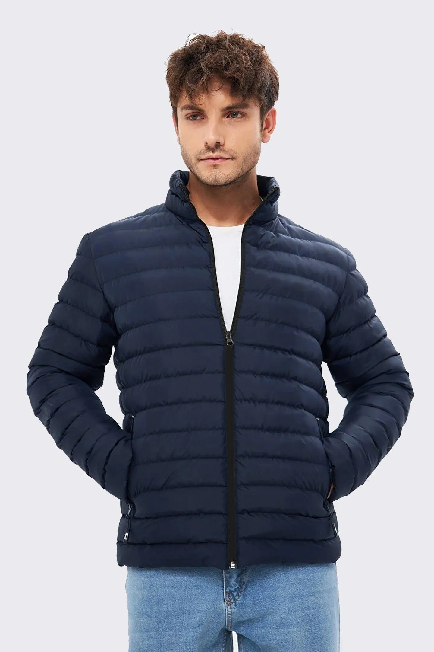 Blue Puffer Jacket