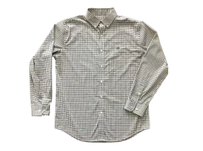 Charcoal & White PSP Performance Button Down