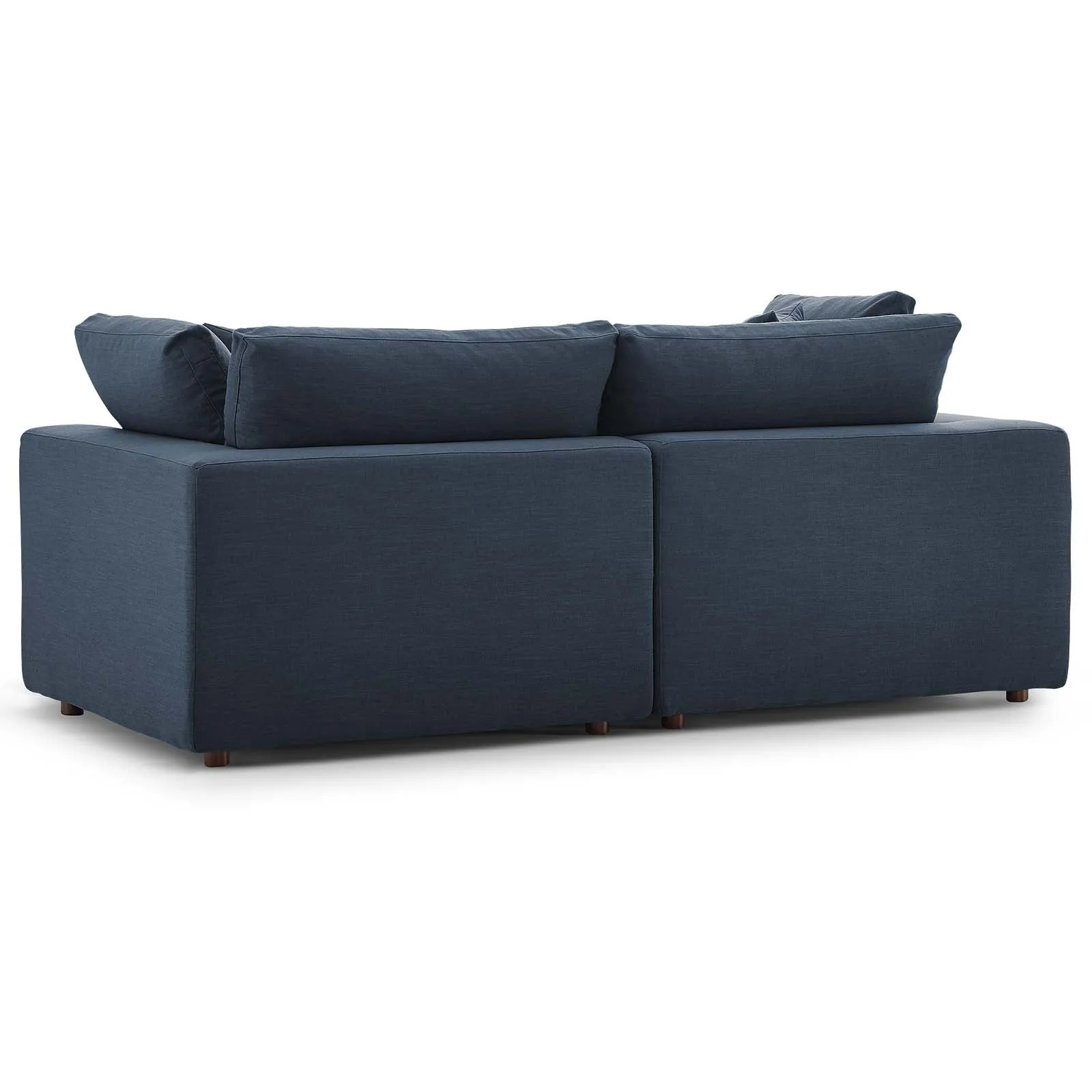 Commix Down Filled Overstuffed 2 Piece Sectional Sofa Set