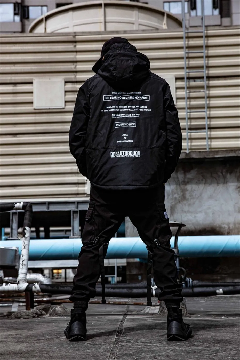 CROXX OFFICIAL Dark Matter Padded Windbreaker