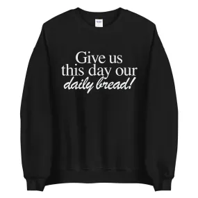 Cozy Daily Bread Graphic Crewneck Sweatshirt