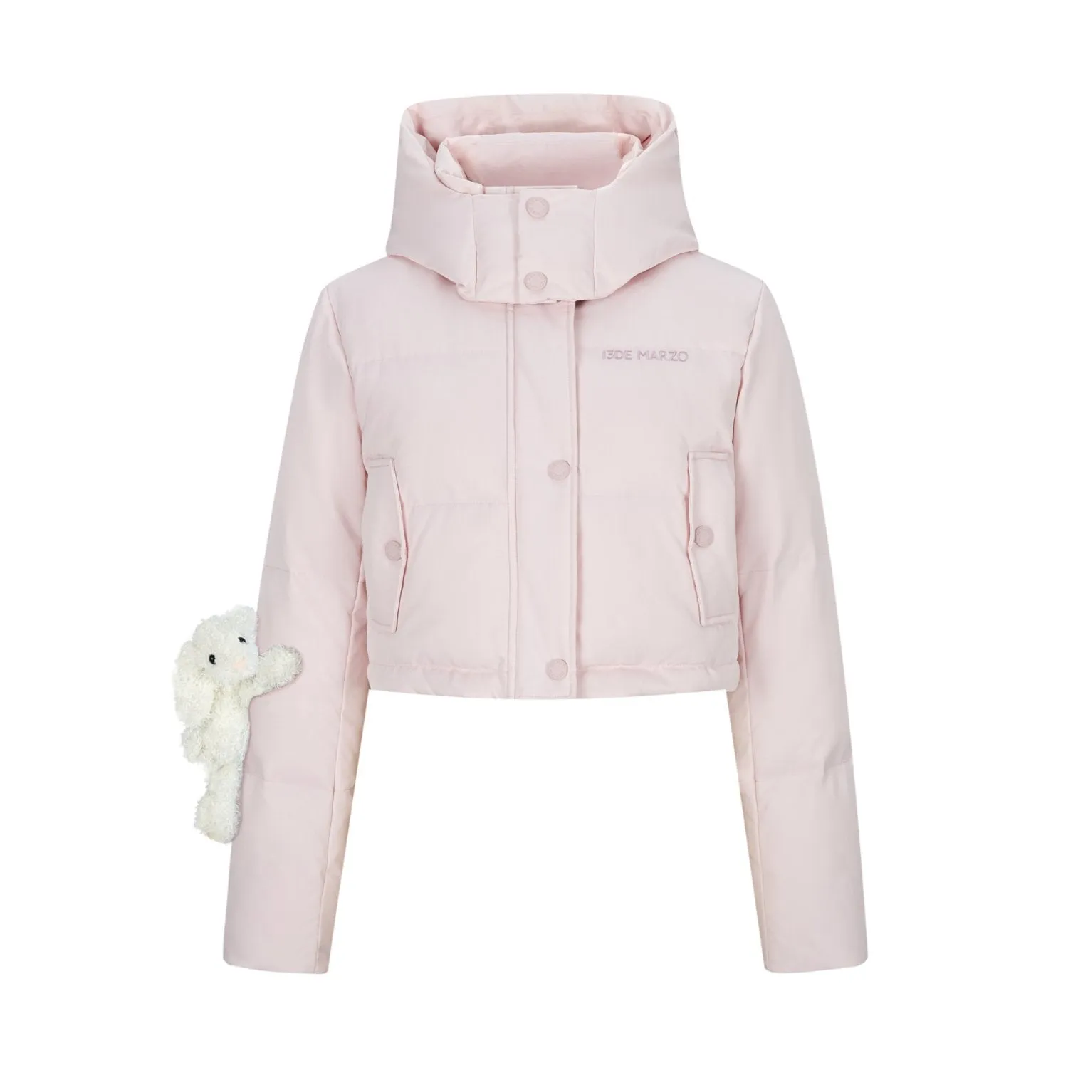 Doozoo Base Down Jacket In Pink