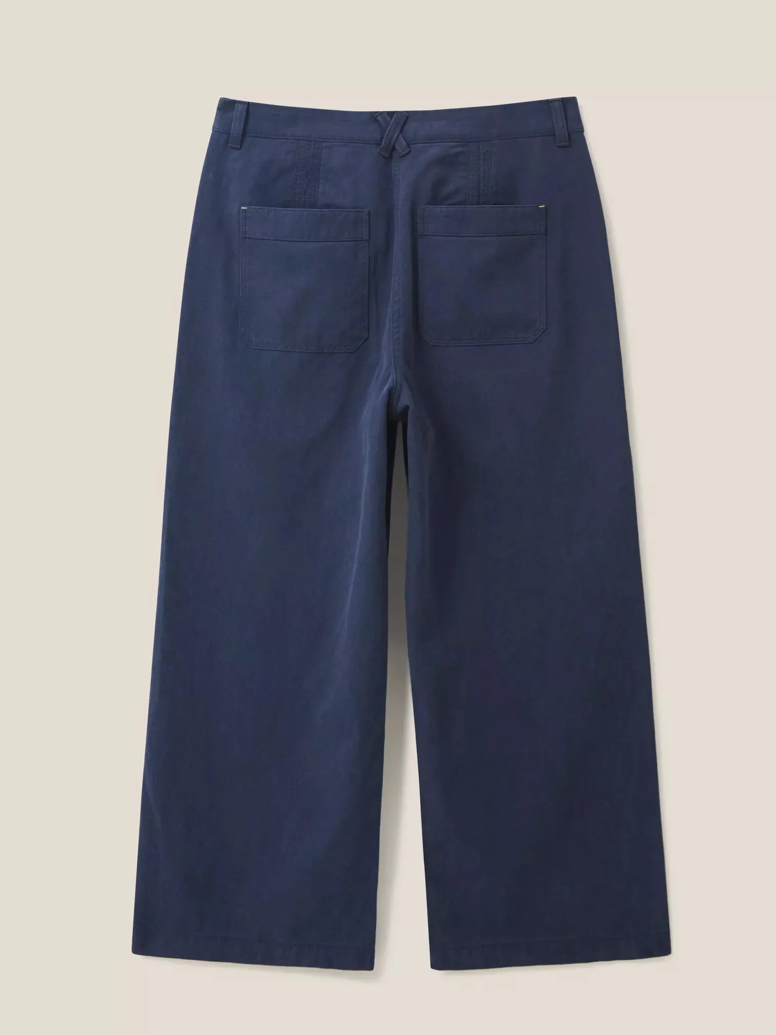 Harper Wide Leg Trousers - Dark Navy