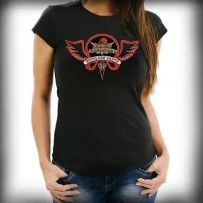 Hot Flash Chapter Biker Tee (Red)