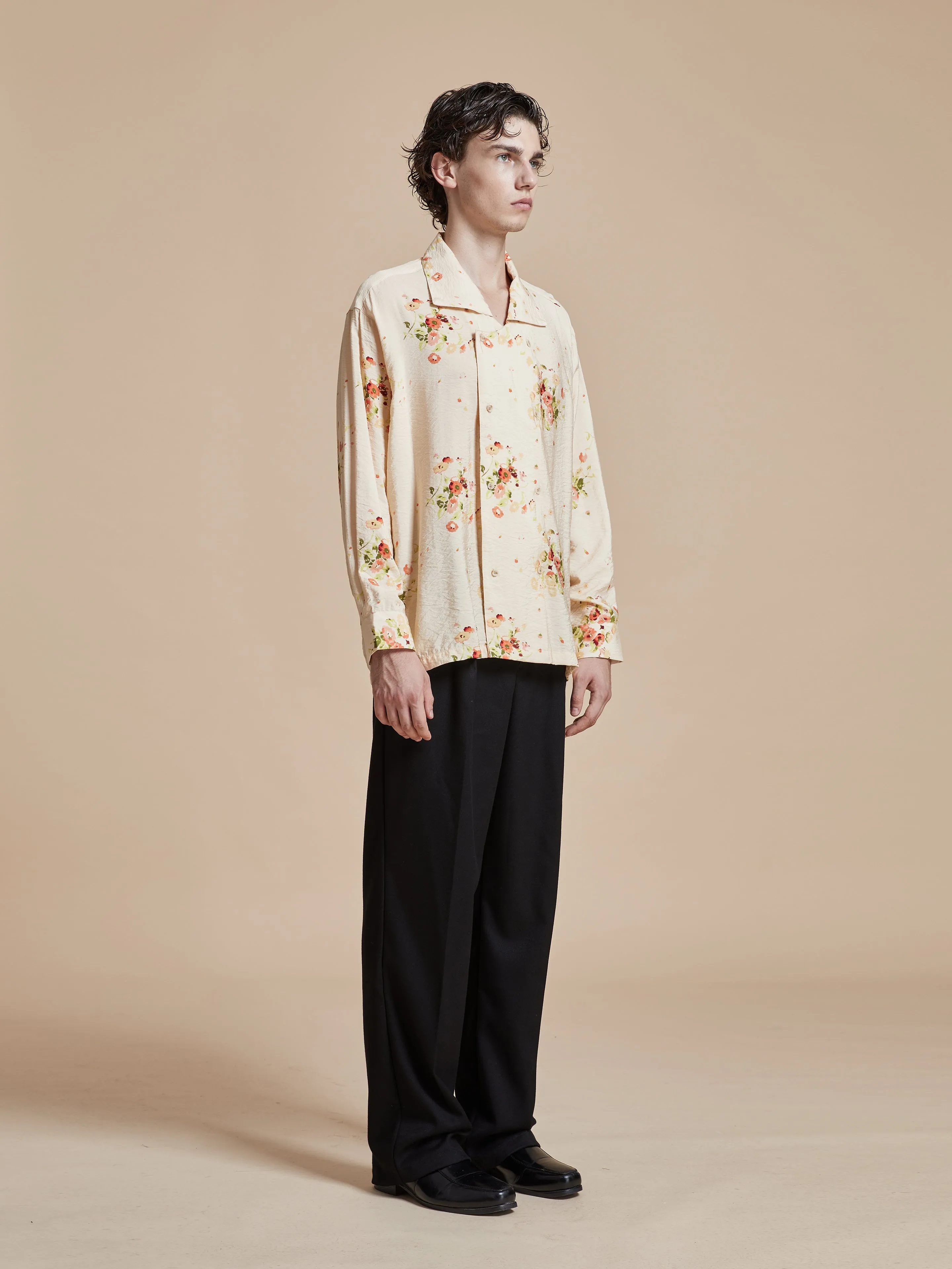 Kanhati Garden Long Sleeve Camp Shirt