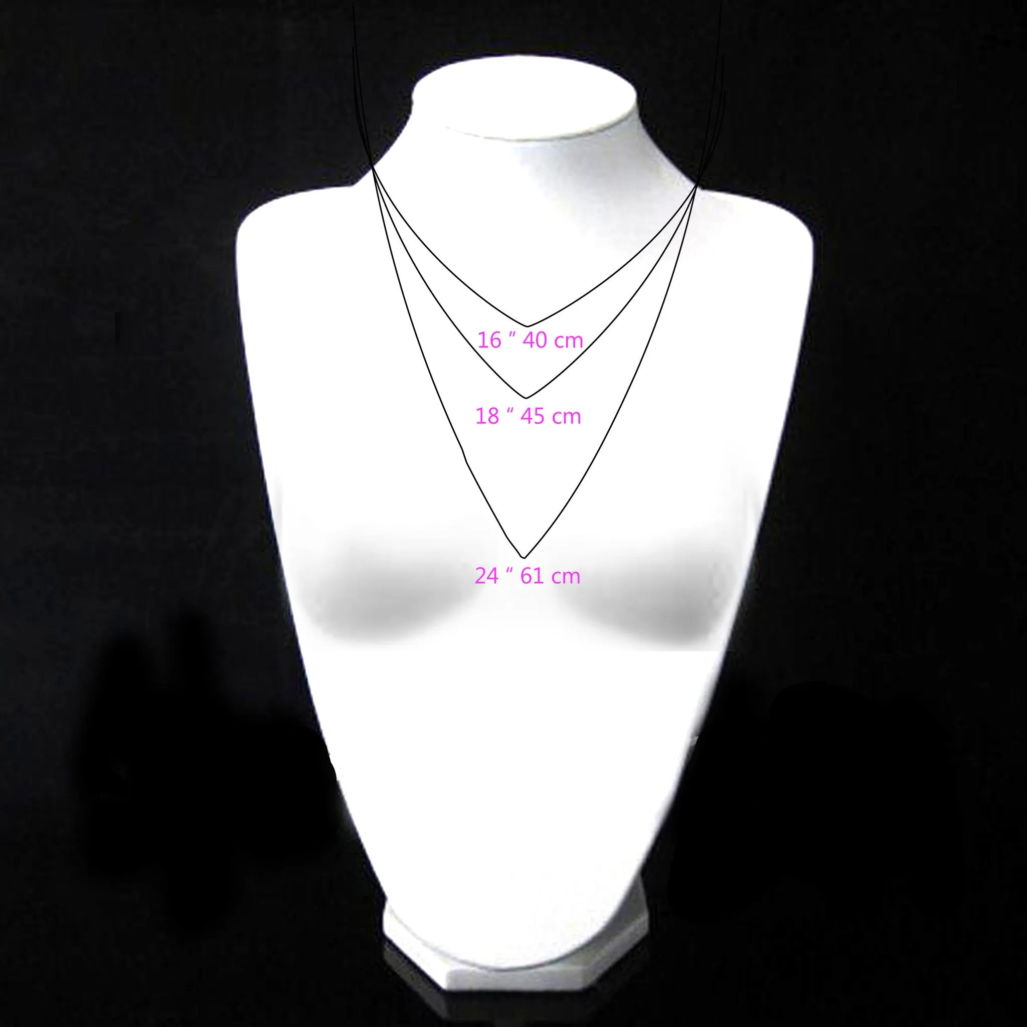 Large Triangle Pendant & Helen Chain Necklace