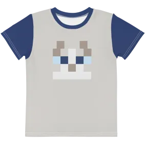 Minecraft Cat Kids Short Sleeve T-Shirt