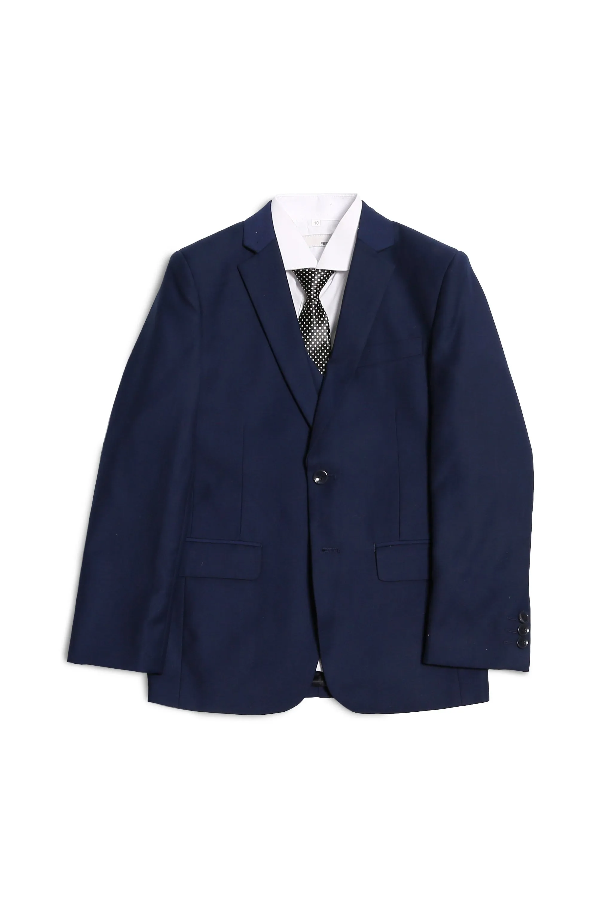 "Jax" Kids Navy Suit (5-Piece Set)