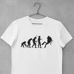 Scuba diving T-Shirt for Men | Human Evolution Scuba Diver