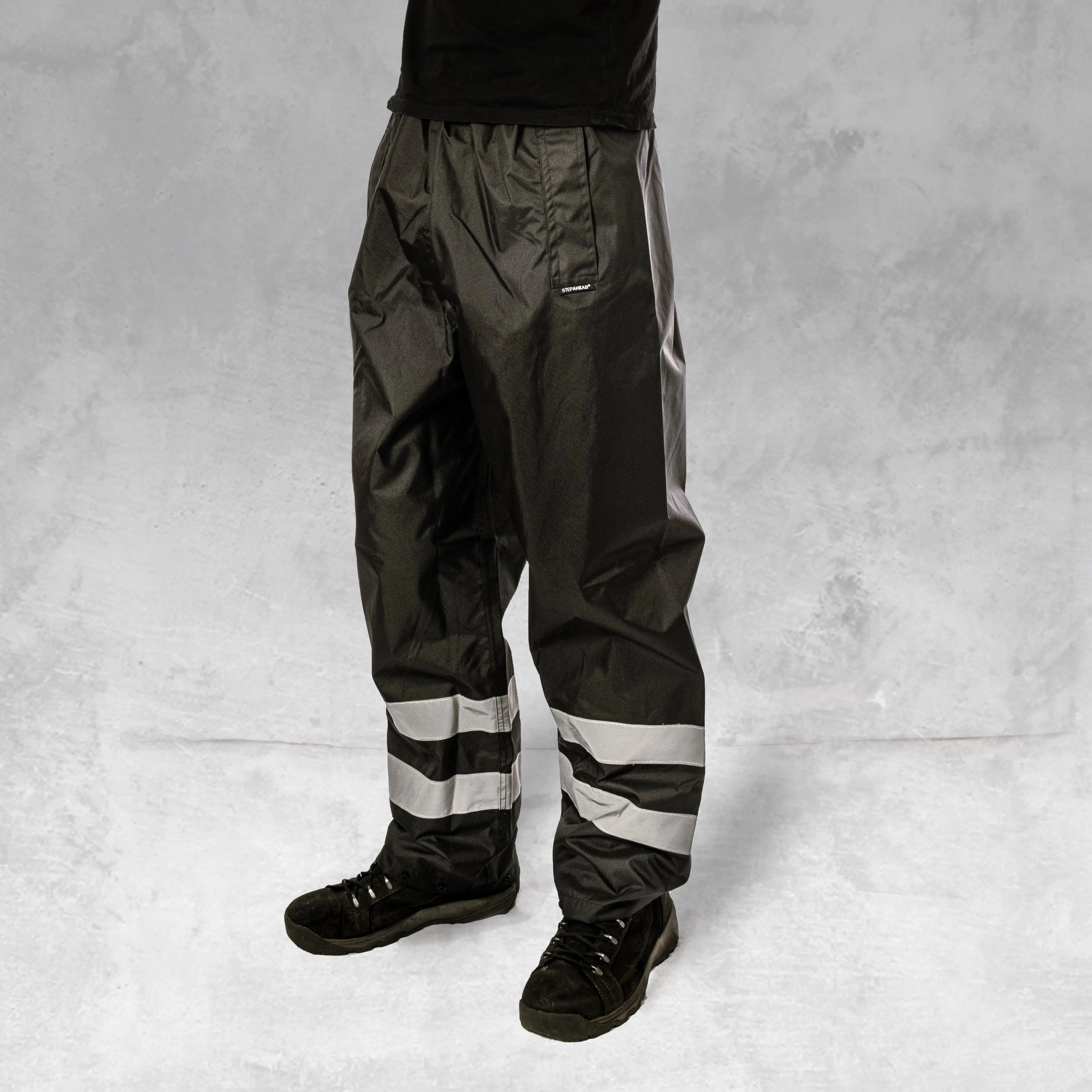 Step Ahead Hi Visibility Black Trousers