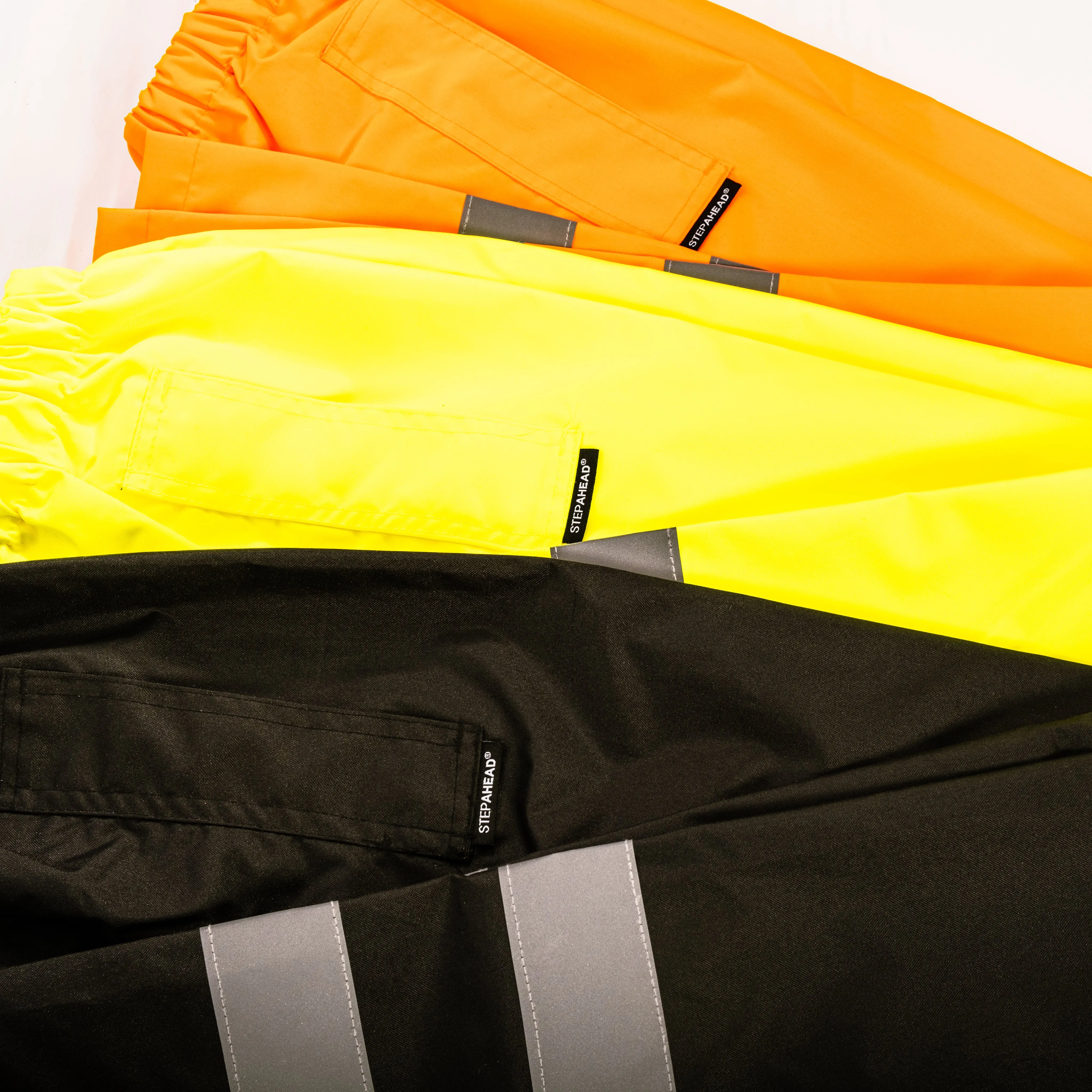 Step Ahead Hi Visibility Black Trousers