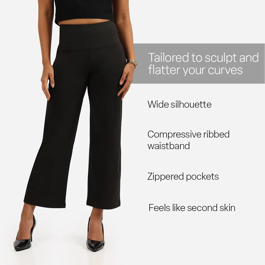 Ultimate Sculpt Wide-Legged Pants