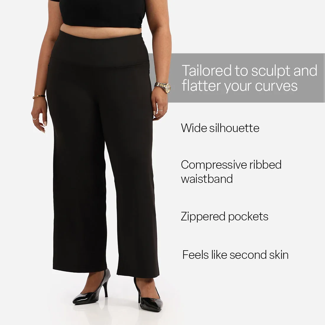 Ultimate Sculpt Wide-Legged Pants