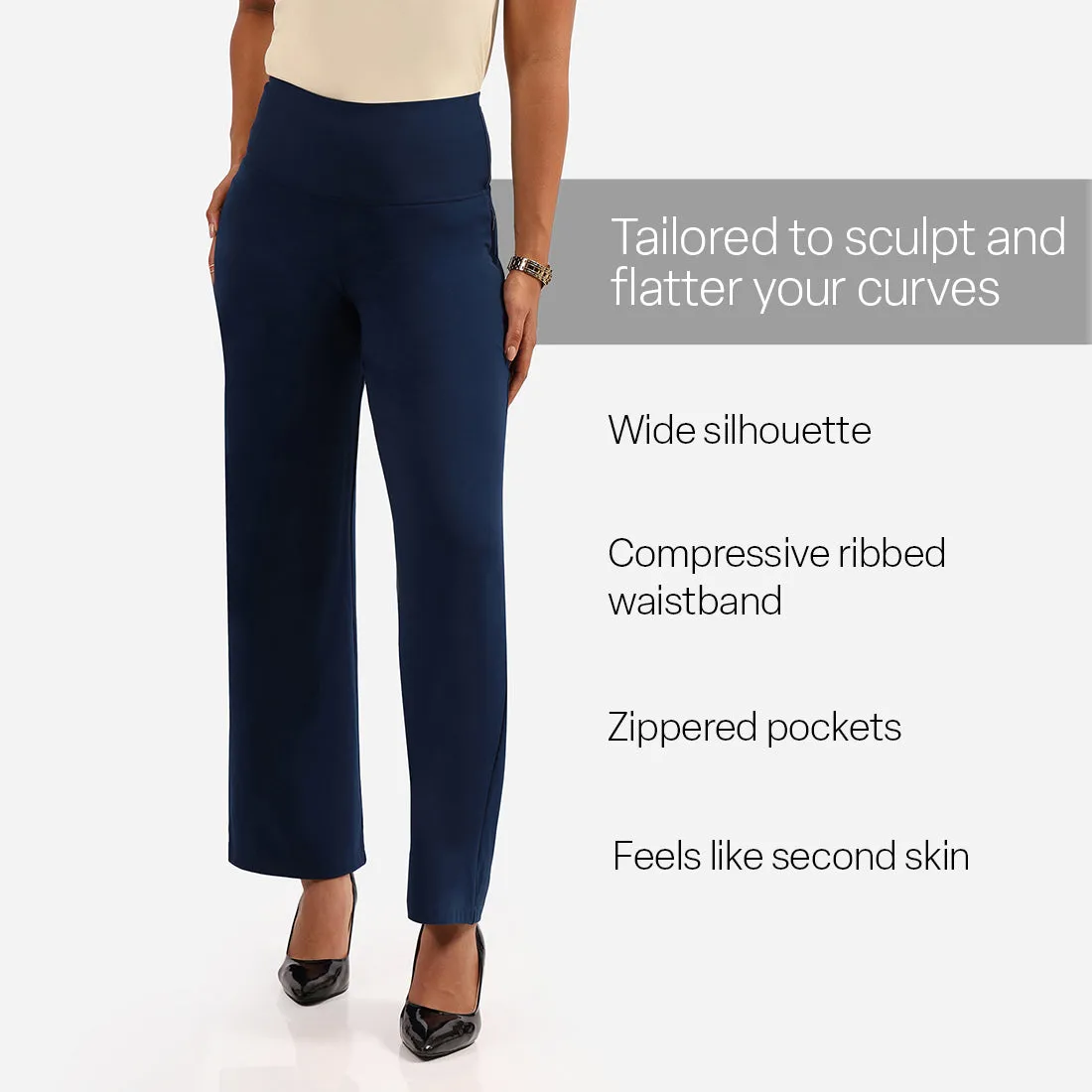 Ultimate Sculpt Wide-Legged Pants